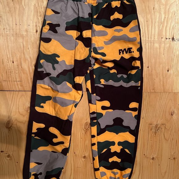 FYVE Snow pants - Yellow Green Grey Camo - Picture 2 of 2